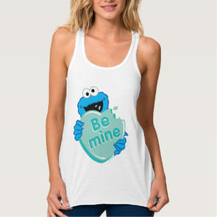 Koekjesmonster "Be Mine" Valentijns Snoep hart Tanktop
