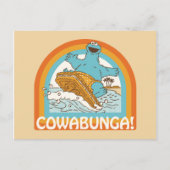 Koekjesmonster Cowabunga! Briefkaart (Voorkant)