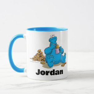 koekjesmonster die koekjes eet mok