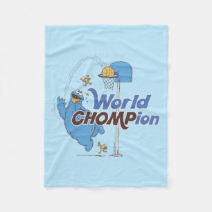 Koekjesmonster   Schieten basketbalhoepels Fleece Deken