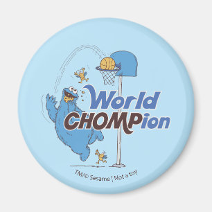 Koekjesmonster   Schieten basketbalhoepels Magneet