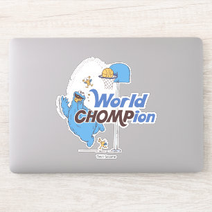 Koekjesmonster   Schieten basketbalhoepels Sticker
