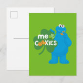 Koekjesmonster | Shamrock Love Briefkaart (Voorkant / Achterkant)