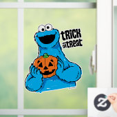 Koekjesmonster - Trick or treat Raamsticker (Huis)