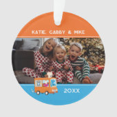 Koekjesmonster Voedselwagen | personaliseren Ornament (voorkant)