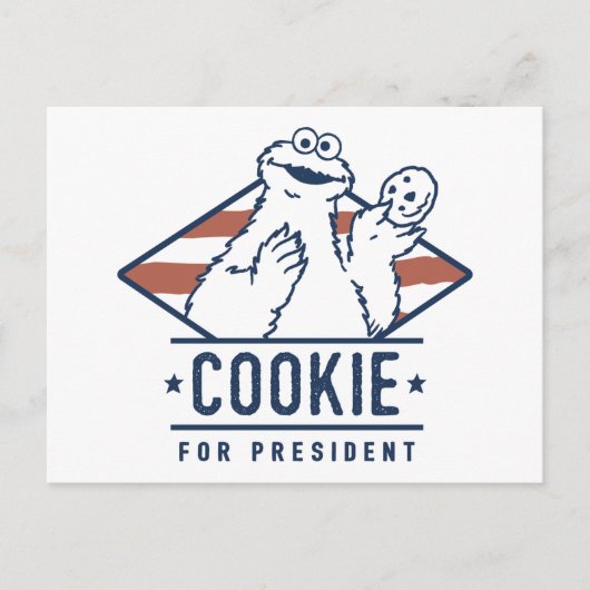  Koekjesmonster voor President Briefkaart (Voorkant)