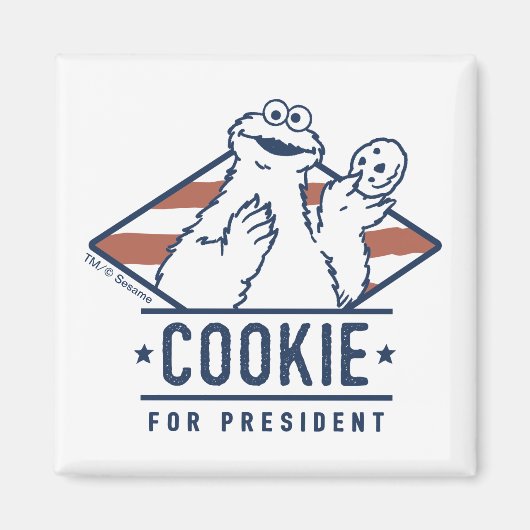 Koekjesmonster voor President Magneet (Voorkant)