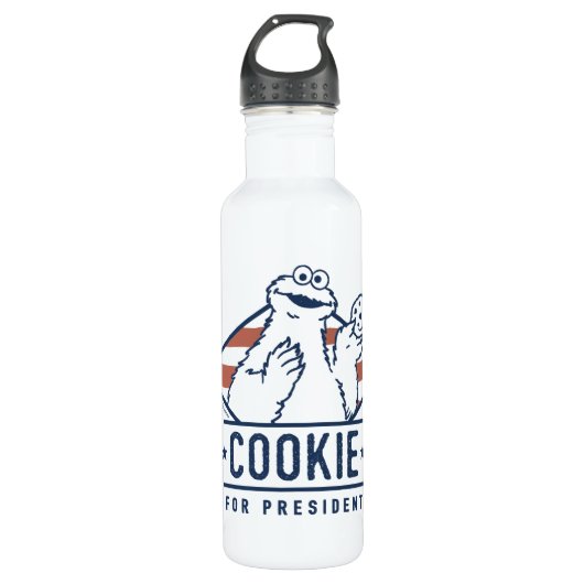  Koekjesmonster voor President Waterfles (Voorkant)