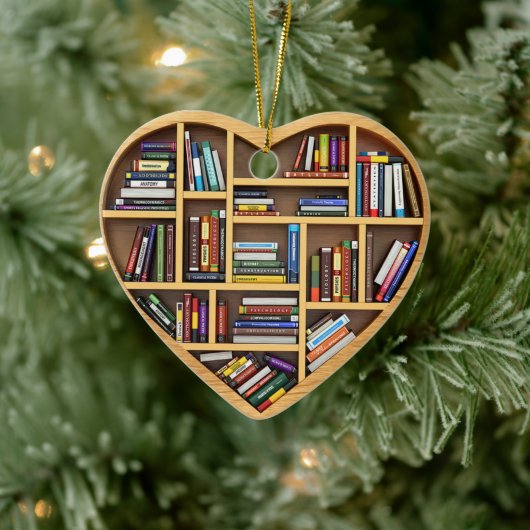 Koekjesplank Librarian Bookworm Writer Reader Keramisch Ornament (Boom)
