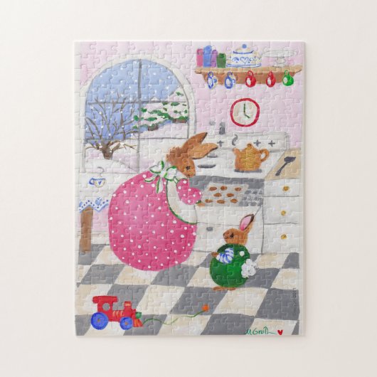 koekjespuzzel legpuzzel (Verticaal)