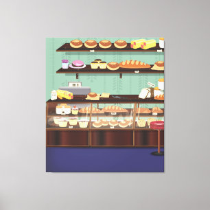 Koekjesteller Canvas Afdruk