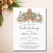 Koekjesuitwisseling Uitnodiging Briefkaart