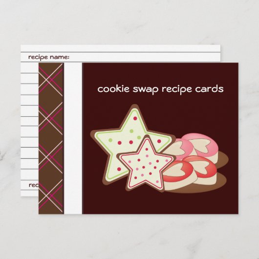 Koekjeswisselaar Ontvangen Kaarten (Voorkant / Achterkant)