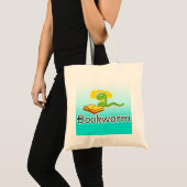 Koekjesworm met bril tote bag (Voorkant (product))