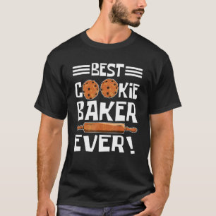 Koekkerbaker en koekjeseter beste koekjesbakker E T-shirt