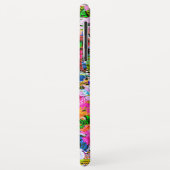 Koekkleurige abstracte gemengde paisleybloemen Case-Mate iPhone case (Achterkant/links)