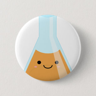 Koekkolf voor oranje alchemie ronde button 5,7 cm