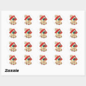 Koekoek over je heen | VALENTIJN | Ronde Stickers (Vel)