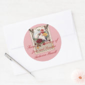 Koekplaat voor paren ronde sticker (Envelop)