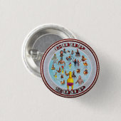 koeksoep ronde button 3,2 cm (Voorkant /achterkant)