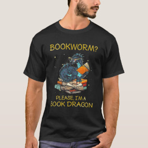 Koekworm alsjeblieft, ik ben een boekdraak t-shirt