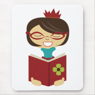 Koekworm Princess Mousepad voor kinderen Muismat