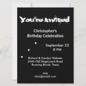 Koel 16e verjaardag kaart (Achterkant)