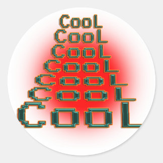 koel-7 ronde sticker