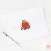 koel-7 ronde sticker (Envelop)