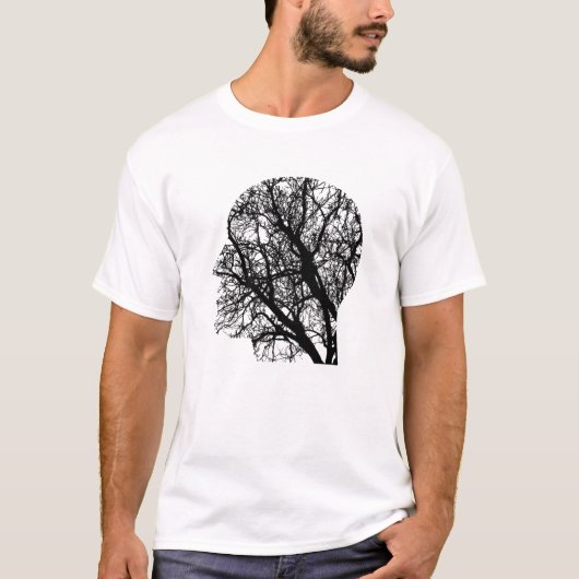 Koel Aangepaste kleur Abstracte hersenstructuur Ho T-shirt (Voorkant)