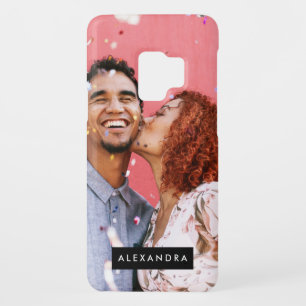 Koel Aangepaste persoonlijke foto's met jouw naam Case-Mate Samsung Galaxy S9 Hoesje