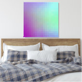 Koel Abstract Design Canvas Afdruk (Insitu (Slaapkamer))