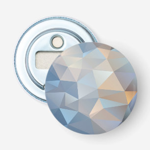 Koel Abstract driehoekspatroon Button Flesopener