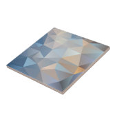 Koel Abstract driehoekspatroon Tegeltje (Zijkant)