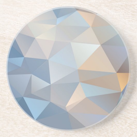 Koel Abstract driehoekspatroon Zandsteen Onderzetter (Voorkant)