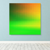 Koel abstract ontwerp canvas afdruk (Insitu (Houten vloer))