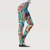 Koel Abstract patroon Leggings (Rechts)