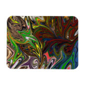 Koel abstract patroon magneet (Horizontaal)