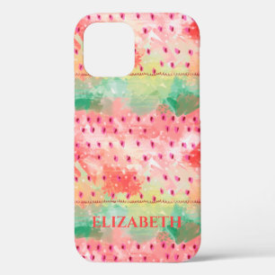 Koel Abstract Patroon op maat iPhone 12 Hoesje