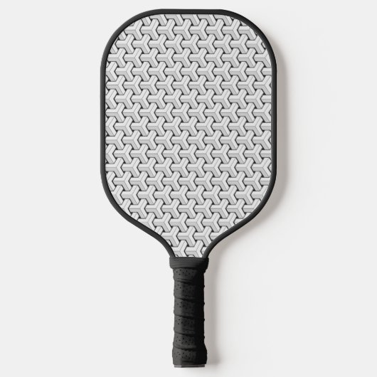 Koel Abstracte isometrische Y-plaatjes Pickleball Paddle (Voorkant)