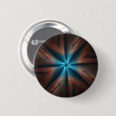 Koel Abstracte kunst Ronde Button 5,7 Cm (Voorkant /achterkant)