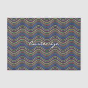 Koel Abstracte Wavy line art Thunder_Cove Tissuepapier