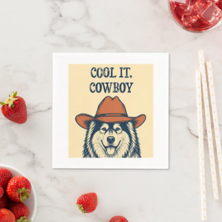 "Koel af, Cowboy" Servet