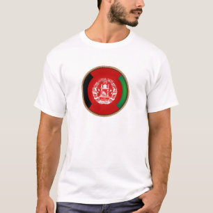 Koel Afghaanse vlaggenzegel T-shirt
