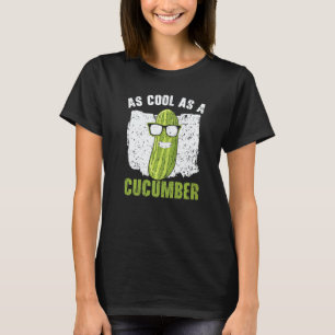 Koel Als Een Komkommer Groente Plant Vegetarisch V T-shirt