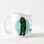 Koel als komkommer koffiemok (Links)