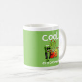 Koel als komkommer-Mok Koffiemok (Voorkant rechts)