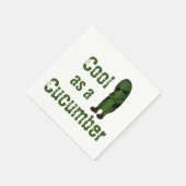 Koel als komkommer servet (Hoek)