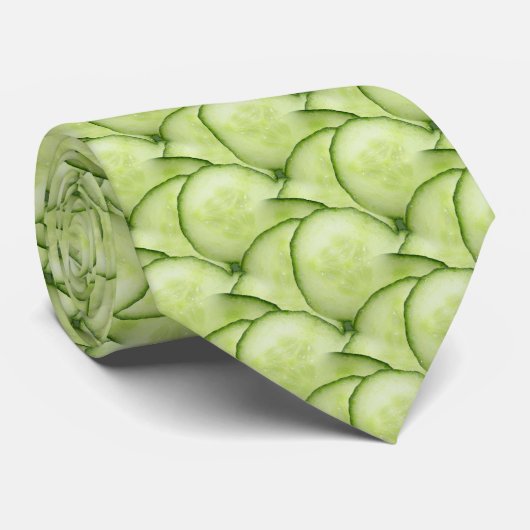 Koel als komkommer Stropdas (Opgerold)