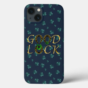 Koel, Amazing Blue Clover, Good Lock iPhone 13 Hoesje